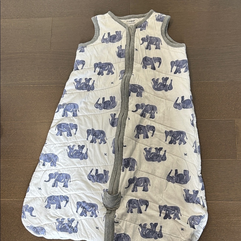Burt's Bees Baby Blue Elephant Sleep Sack